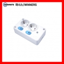 개별노출나사콘센트 2구 / 6개출고 위너스멀티탭