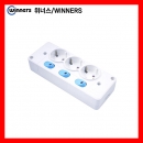 개별노출나사콘센트 3구 / 4개출고 위너스멀티탭