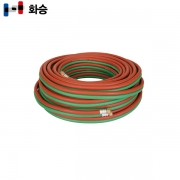 고무쌍호스 3/16(5)x2T/S(1B)x10M (적+녹) 화승호스