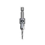 테이퍼이중드릴비트-임팩용 AS02404T / 2.4mm-3개 WPW